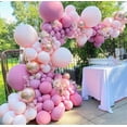thumbnail image 3 of MMTX Pink Balloons Garland Party Decoration with Confetti Balloons Rose Gold 4D Balloons Pink Balloon for Birthday Party Wedding Baby Shower, 3 of 13