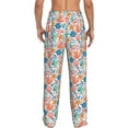 thumbnail image 3 of Daiia Sea Creatures Men's Sleep Pant with Pockets and Drawstring,Pajama Pants-, 3 of 9
