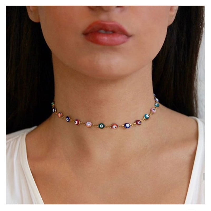 Dainty star choker necklace best sale