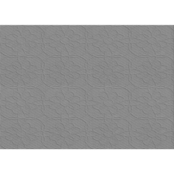 Ahgly Company Machine Washable Indoor Rectangle Transitional Dark Gray Area Rugs, 3' x 5'