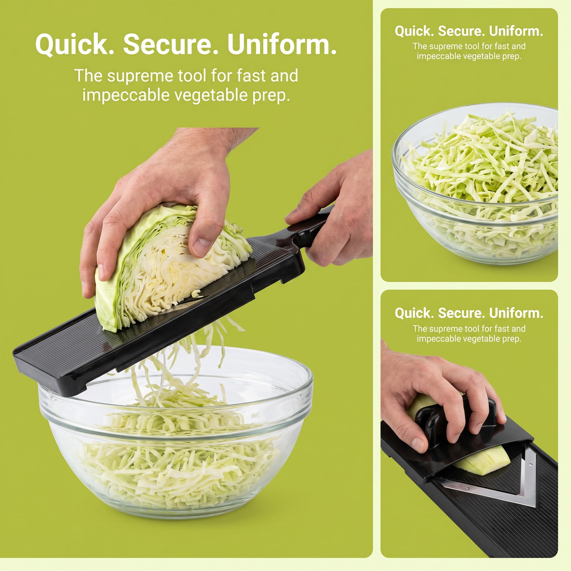 Unique Bargains Multifunctional Potato Slicer with Chopping Function Black 12.6"x3.9"