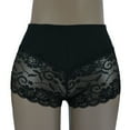 thumbnail image 4 of Puntoco Women Clearance Ladies Women Lace Panties Short Pants Lingerie Stretch Underwear S-3XL Black XXXL, 4 of 9