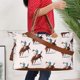 thumbnail image 2 of Bolso de fin de semana de vaca para mujer Bolso de lona para la noche Bolsos de viaje grandes para mujer Bolsos de fin de semana con correa para el hombro Geometría, 2 of 5