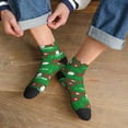 thumbnail image 3 of Pofeuu Cute Santa Print 30cm Socks, Adult Running Hiking Socks for Youth and Adult, 3 of 7