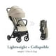 thumbnail image 3 of Inglesina Quid Stroller - Alpaca Beige - Ultra Compact Lightweight Travel Stroller, Babies and Toddlers, Airplane Overhead, Foldable, Reclining Seat, Collapsible Canopy, 3 Months - 50 lbs, BPA Free, 3 of 5