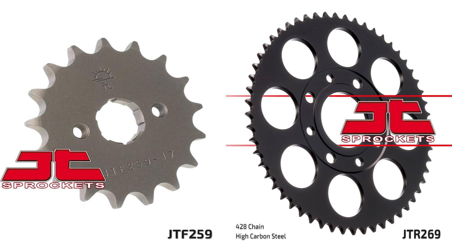 Caltric Black Drive Chain & Sprocket Kit For Honda CM400A CM400C CM400E CM400T (1979-1981 Models) – 530 Chain, 16T/35T Sprockets
