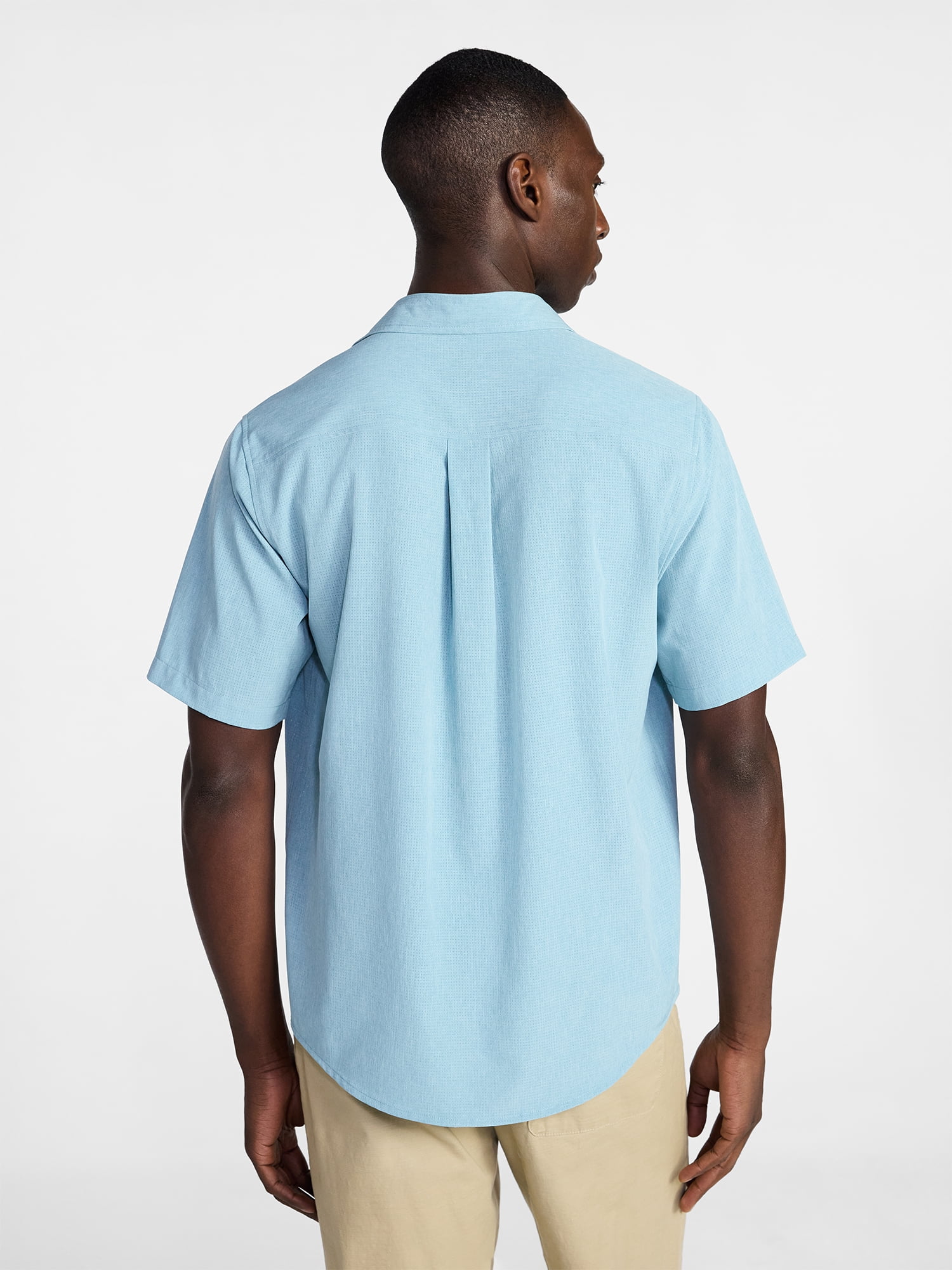 George Men's Commuter Shirt with Short Sleeves, Sizes S-3XL