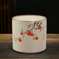thumbnail image 3 of Solid Color Ceramic Ashtray Dustproof Tea Dregs Container Home Tea Ceremony Accessory, 3 of 7