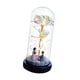 thumbnail image 4 of Adorno de escritorio con rosa iluminada en una cúpula de cristal para cumpleaños, San Valentín, aniversario Blanco, 4 of 9