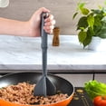 thumbnail image 3 of Meat Chopper, Heat Resistant Meat Masher for Hamburger, Ground Beef Smasher, Nylon Hamburger Grinder Utensil for Ground Beef, Non Stick Mix Ground Chopper, Mix and Chop Potato Masher Tool, 3 of 5