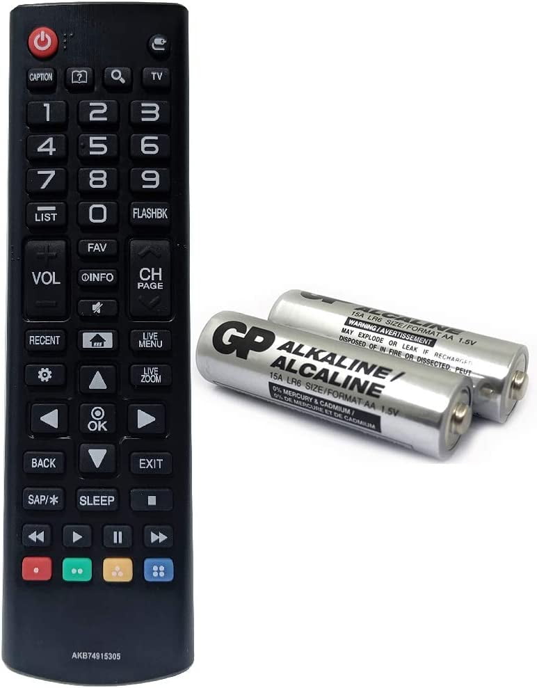 AKB74915305 Replacement TV Remote for LG TV 49UH6030 43UH6100