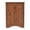 Brown, variant on Tcbosik Modern Corner Cabinet, 31.5"H Floor Standing Triangle Storage Organizer with Adjustable Shelves for Books, Toiletries, and Home Decor, Black