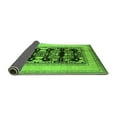 thumbnail image 2 of Ahgly Company Indoor Round Oriental Green Industrial Area Rugs, 7' Round, 2 of 4