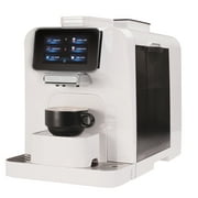 Mcilpoog WS-T6 Super Automatic Espresso Coffee Machine with Milk Jug, Built-in Small Refrigerator