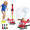 Red, variant on Flynow 2 in 1 Airplane Outdoor  Water Spray Toys ,Water Sprinkler Summer Toy Rocket Launcher Set for Kids Ages 3-12,  for Lawn Backyard Garden, Gift for Toddler Boy Girl 3 4 5 6 7 8 9 10 Years Old