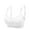 White, variant on Mlzmgr Wireless Bras for Women Adjustable Strap Scoop Neck High Support Underwear Comfort Sports Bras