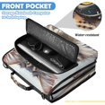 thumbnail image 6 of Shades Wearing Cat Printed Zipper Binder with Handle&Shoulder Strap 2 inch 3 Ring 500+300 Sheet Capacity File Folder Organizer, 6 of 8