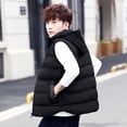 thumbnail image 2 of Chaleco para hombre, otoño e invierno, grueso, moderno, personalizado, estilo coreano, chaleco cálido, chaleco, chaqueta de plumas, chaqueta informal, 2 of 5