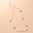 thumbnail image 3 of Collier Imitation Perle pour Femmes Collier Perlé pour Adolescentes Col Tendance, 3 of 4