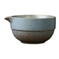 thumbnail image 2 of Ceramic Bowl Ceremonía de cerámica Ceremonía de cerámica Ceremonía de té japonesa Mezcla para amigos de la familia para principiantes azul, 2 of 7
