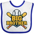 thumbnail image 3 of Inktastic Big Brother Baseball Boys Baby Bib, 3 of 4