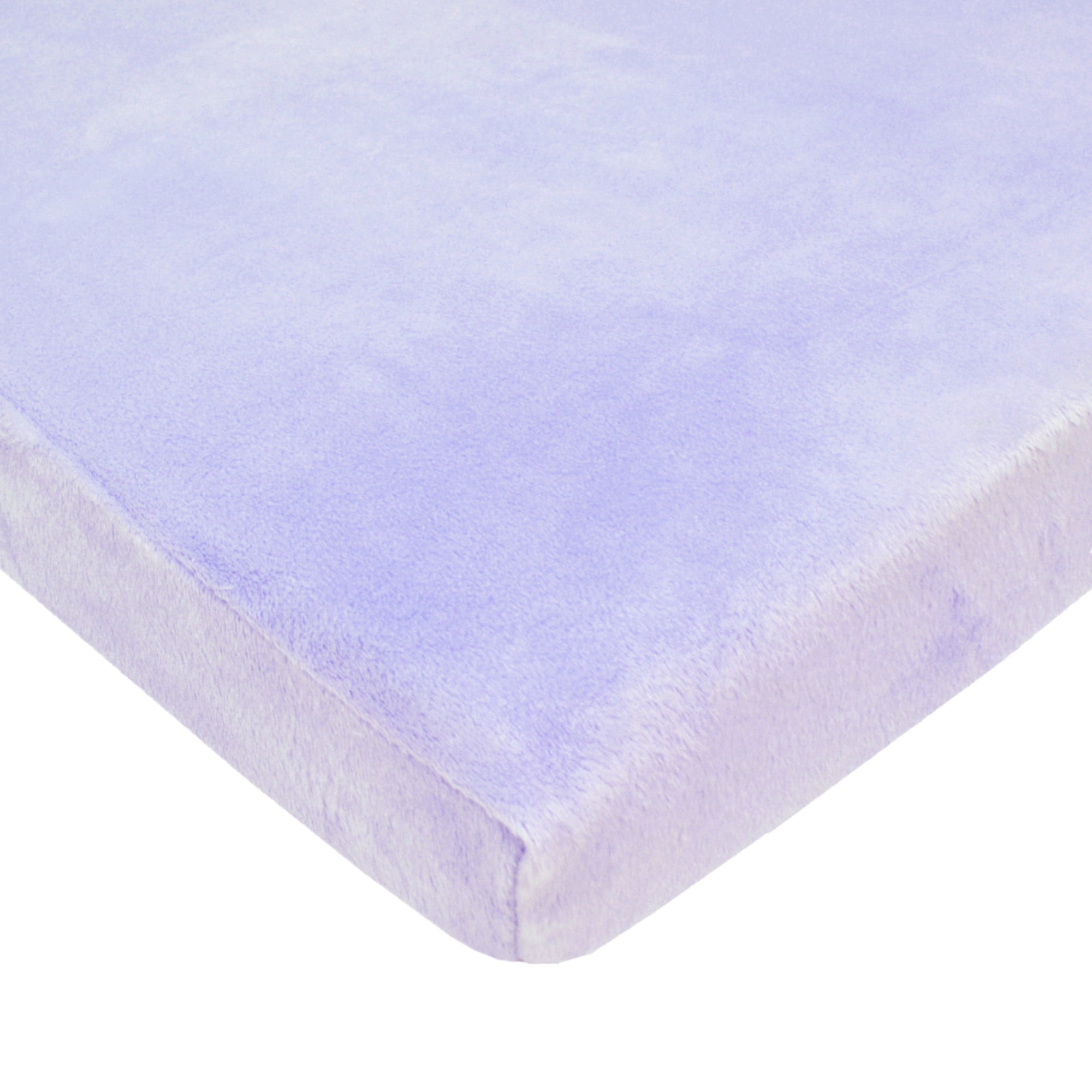 American Baby Company Heavenly Soft Chenille Fitted Bassinet Sheet Lavender