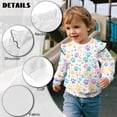 thumbnail image 7 of DISNIMO Dog Paw Printed Pullover for Toddler Girl Long Sleeve Sweatshirt Crewneck Hoodies Fall Winter T-Shirts for Girls 5-6 Years, 7 of 7