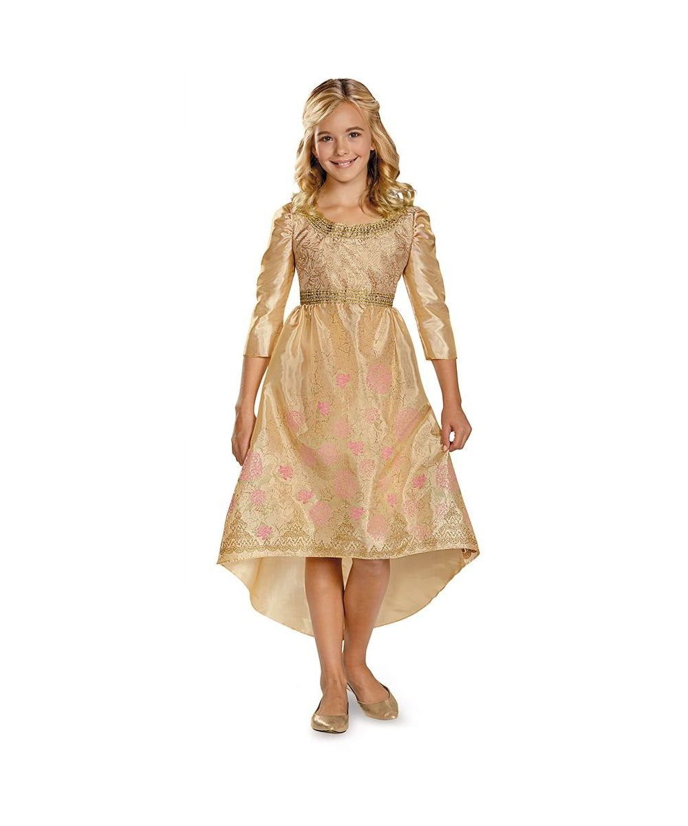 New Disney Store MALEFICENT Aurora  coronation Dress Costume Size 4 