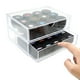 thumbnail image 2 of Organizador de cosméticos de 2 capas de acrílico para maquillaje, caja de almacenamiento para Claro, 2 of 8