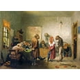 thumbnail image 2 of Beard, William Holbrook 32x25 Black Ornate Wood Framed with Double Matting Museum Art Print Titled - Divorce, 2 of 4