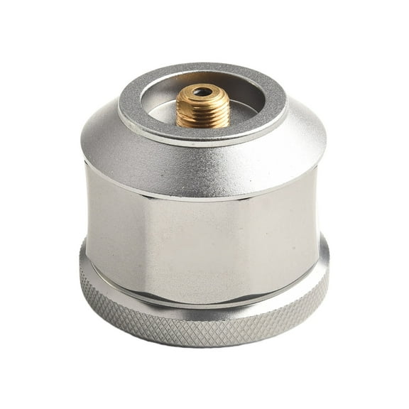 Splihome Outdoor Gas Lantern Kit Candlelight Camping Atmosphere Lamp with Empty Tank Extension Rod Gas Canister inflation Optional，Only Tank