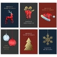 thumbnail image 1 of EcoNesxp Gold foil envelope with 18-inch Christmas card set, 1 of 5