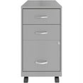 thumbnail image 3 of Lorell SOHO SOHOThe 3-Drawer Organizer Cabinet 14.3" x 18" x 26.7" - 3 x Box Drawer(s), Box Drawer(s), File Drawer(s) - Material: Metal - Finish: Silver, 3 of 6