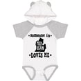 thumbnail image 3 of Inktastic Michigan Travel Gift Someone Loves Me Boys or Girls Baby Bodysuit, 3 of 5