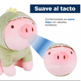 thumbnail image 2 of Peluche de Cerdito con disfraz de dinosaurio Puercosaurio, 2 of 4