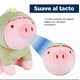 thumbnail image 2 of Peluche de Cerdito con disfraz de dinosaurio Puercosaurio, 2 of 4
