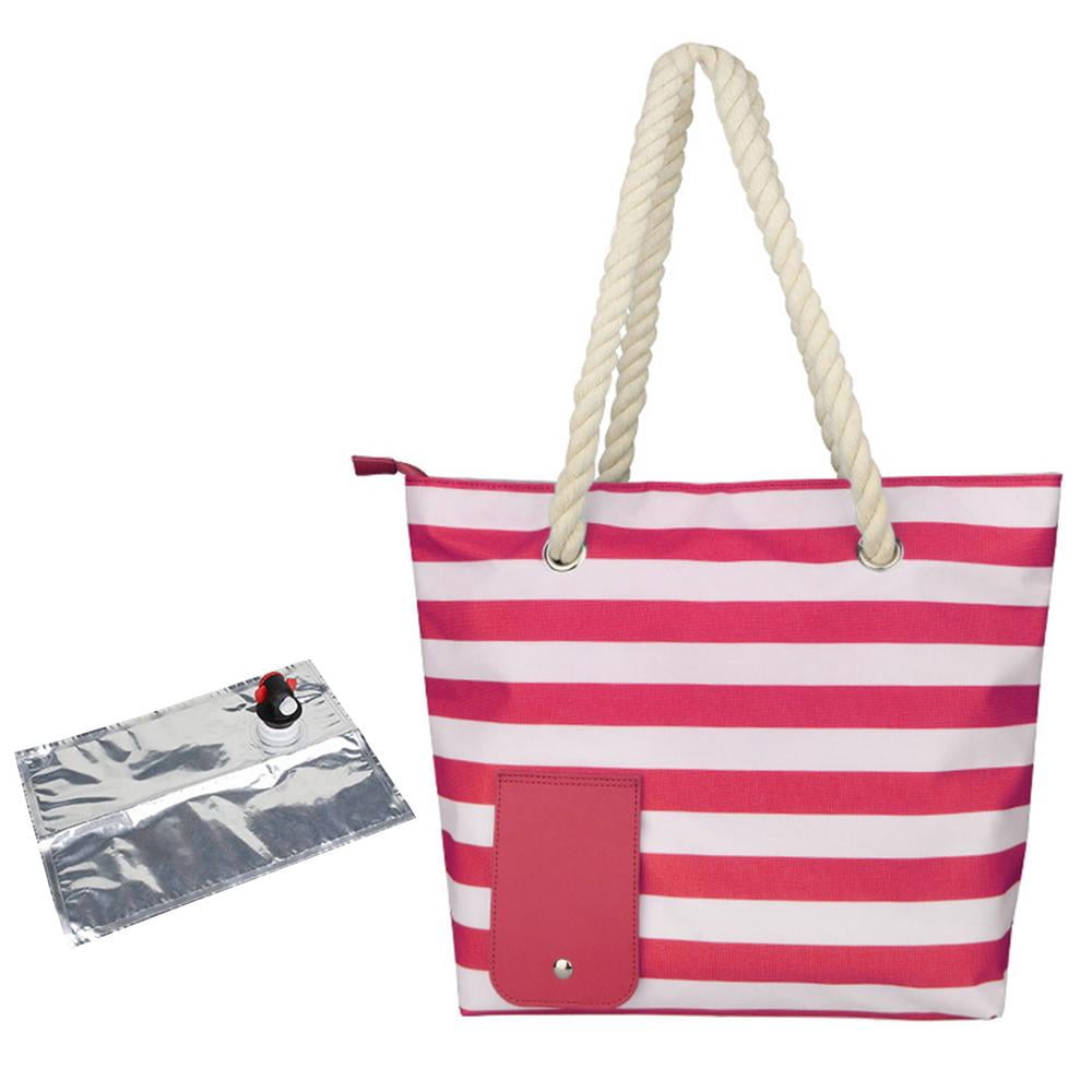 Leking Beach Wine Purse/Tote with Wine 