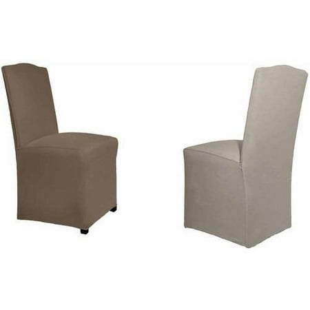 Serta Reversible Microsuede Stretch Fit Slipcover Dining Parsons This On Opens A Dialog That Displays Additional Images For Product With The Option To Zoom In Or Out