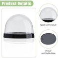 thumbnail image 4 of 4PCS Plastic Dome Cloche Display Case 2.28x3.07" Plastic Cloche Bell Jar Display Dome with Black Base Round Plastic Dome Cover for Flower Collectables Decorations Crafts Statue, 4 of 6