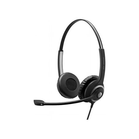 UPC: 0840064404594 | EPOS | SENNHEISER IMPACT SC 268 Headset – Stereo – Easy Disconnect – Wired – On-ear – Binaural – Ear-cup – Noise Cancelling  Uni-directional  Electret  Condenser Microphone – Black