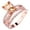Z-Rose Gold, variant on CILENON Gold Rings for Women Personality Rings Open Top Men's And Women's Rings Popular Couple Rings Valentine's Day Gifts Rings for Women Gold Plated Rings for Women (Gold,9)
