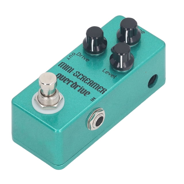 Pedal De Efecto Overdrive, Pedal De Efecto De Guitarra De Fácil Ajuste, Suave Y Natural Para Actuaciones En Escenario