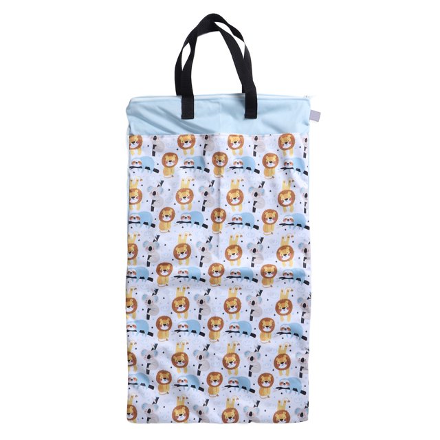 Bolsa de pañales grande, bolsa de almacenamiento de pañales, bolsa seca húmeda multiusos, bolsa de almacenamiento impermeable para pañales, diseño revolucionario