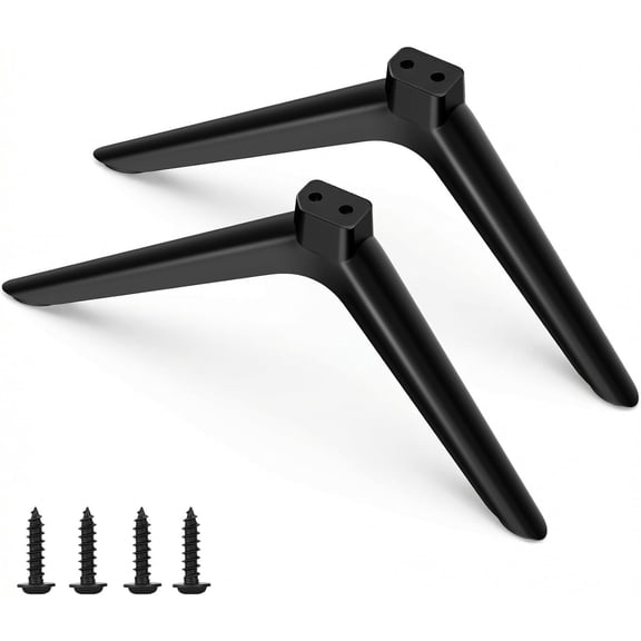 TV Legs Only for Onn 100012589 100012590 Roku TV Stand Legs, for Onn TV Legs Replacement with Screws, Anti Slip Pads and Instruction, Stable Design and Easy Installation