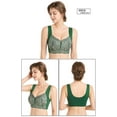 thumbnail image 2 of Lift Stretch Full-figure Seamless Lace Cut-out Bra Soft Seamless Sleep Bra Sports Bra, 2 of 2