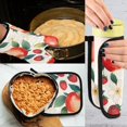 thumbnail image 5 of Yayeee Oven Mitts and Pot Holder Set of 2 Heat Resistant Kitchen Gloves Baking Hot Pad, Strawberry Pattern, 5 of 5