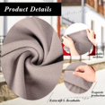 thumbnail image 3 of YEKEYI Turtleneck Dickey Extra Large Fake Collar Detachable Dickey Collar Half Mock Turtleneck for Men Women, 3 of 7