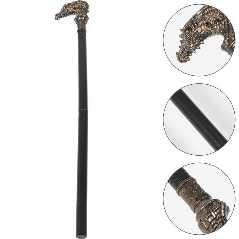 Plastic Cane Walking Stick Halloween Style Cane Prop Cosplay Walking Stick  for Cosplay 