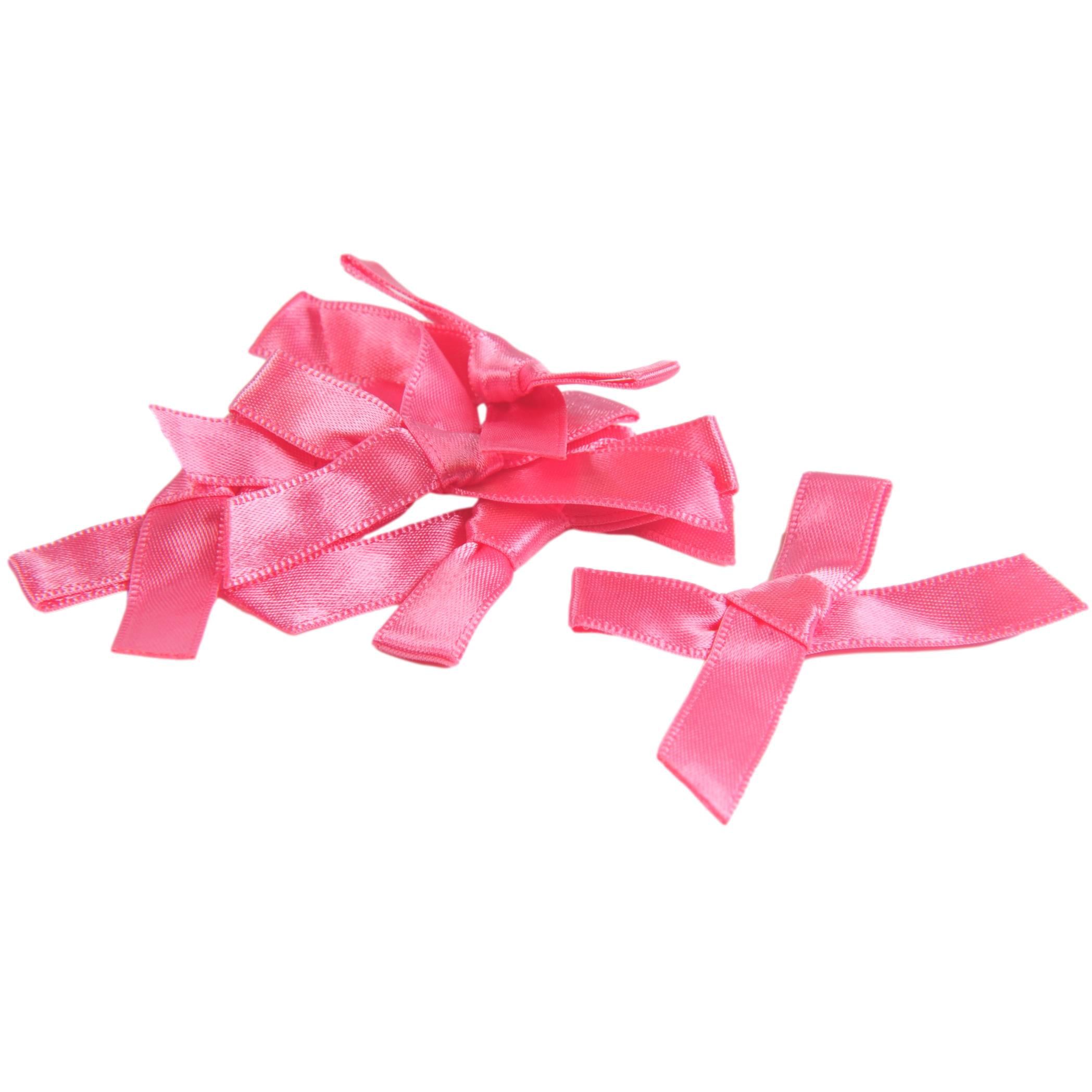 Christmas BOWS RIBBONS GIFTS CHRISTMAS WS1902 in 10er Set-Pink 