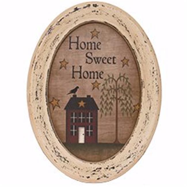 Carson Home Accents 19045x Wall Decor Oval Plate Home Sweet Home 12 X 9 In Walmart Canada